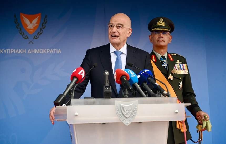 Δηλώσεις Νίκου Δένδια από τη Λευκωσία για τη συνεχή υποστήριξη της Ελλάδας προς την Κυπριακή Δημοκρατία. 1 dendias kypros3